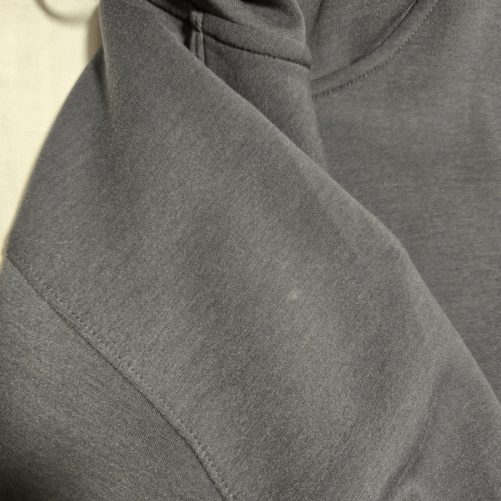 +J UNIQLO x Jil Sander Dry Sweat Full Zip-Up Hoodie, Size XL, Gray, Rare Item - Picture 15 of 15